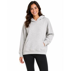 PINK VICTORIA’S SECRET Women’s Heather Gray Long Sleeve Pullover Hoodie Small